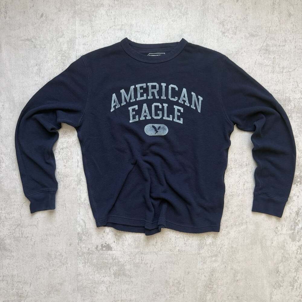 American Eagle Thermal Shirt Black